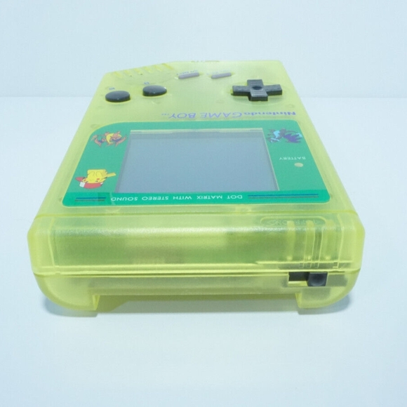 Glow in the Dark Green Nintendo Game Boy Original DMG-01 with Back Lit Screen - Picture 8 of 10